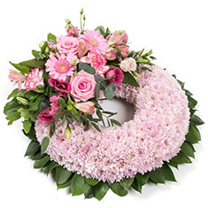 Based Pink Wreath