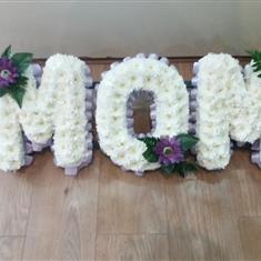 Lilac Mom Letters